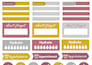 design custom printable and digital planner stickers